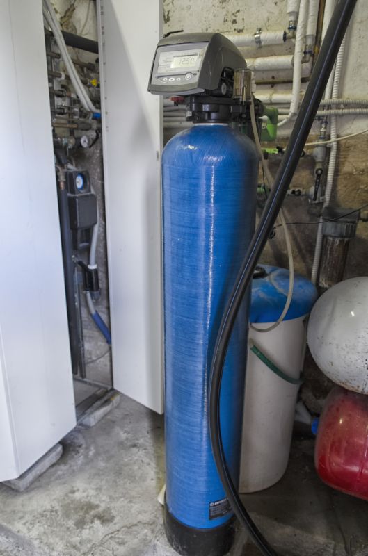Water Softener Installation in a Utility Room